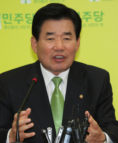 ▲ 민주당 새 원내대표로 당선된 김진표 의원. ⓒ 연합뉴스