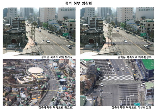 ▲ 숭례문 서편을 구름다리로 이어놓은 투시도 ⓒ 서울시