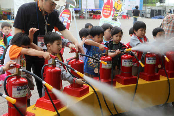 ▲ 신통방통 소화기사용 이야기ⓒ노용헌기자