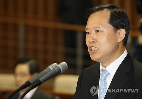 ▲ 박병대 대법관 후보자가 25일 오전 국회에서 열린 인사청문회에서 모두발언을 하고 있다. ⓒ 연합뉴스