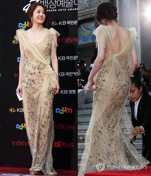 ▲ 배우 고현정이 시스루 드레스로 반전 매력을 뽐냈다.ⓒ연합뉴스