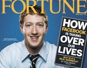 ▲ 페이스북 창업자인 마크 저커버그.ⓒ포천 표지