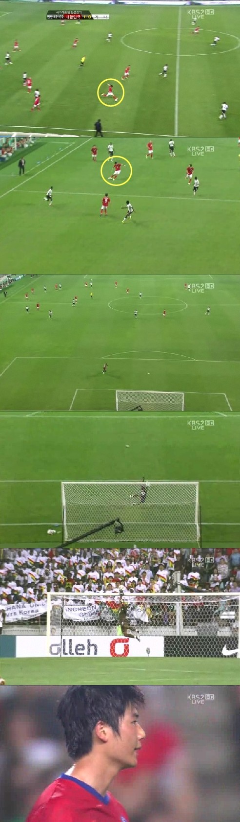 ▲ 기성용 선수의 중거리슛이 화제가 되고 있다.ⓒKBS 영상 캡처