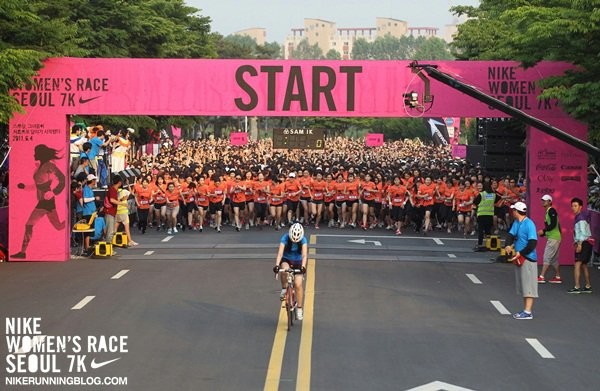 ▲ 지난 4일 열린 나이키 우먼스 레이스. ⓒ나이키러너블로그