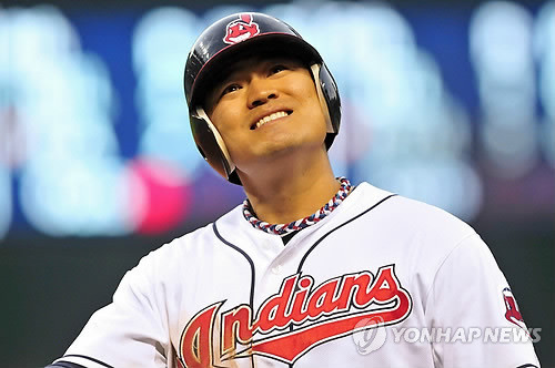 ▲ 추신수(29·클리블랜드 인디언스)가 이틀 연속 안타를 때렸다.ⓒ연합뉴스