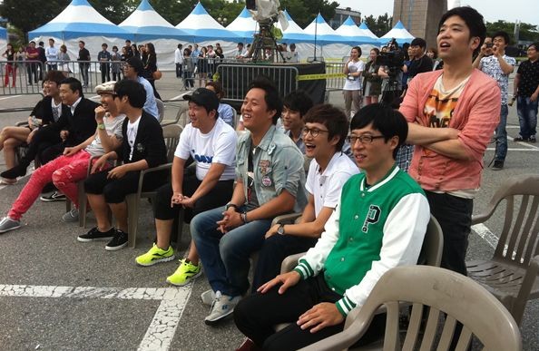 ▲ 무한도전 가요제 촬영현장 모습.ⓒ길 트위터