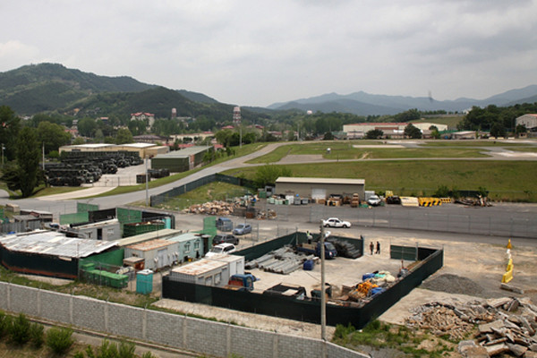 ▲ 처음 고엽제 매립의혹이 불거진 경북 왜관의 '캠프 캐롤' 전경