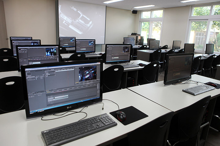 ▲ 영상편집실 ⓒ 추진혁 기자