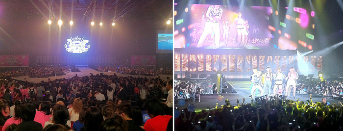 ▲ K-POP 팬들로 가득찬 공연장. 팬들은 한국어로 된 노래가사의 후렴구를 따라부르며 열광적으로 환호했다.   ⓒ 조윤선 의원 제공