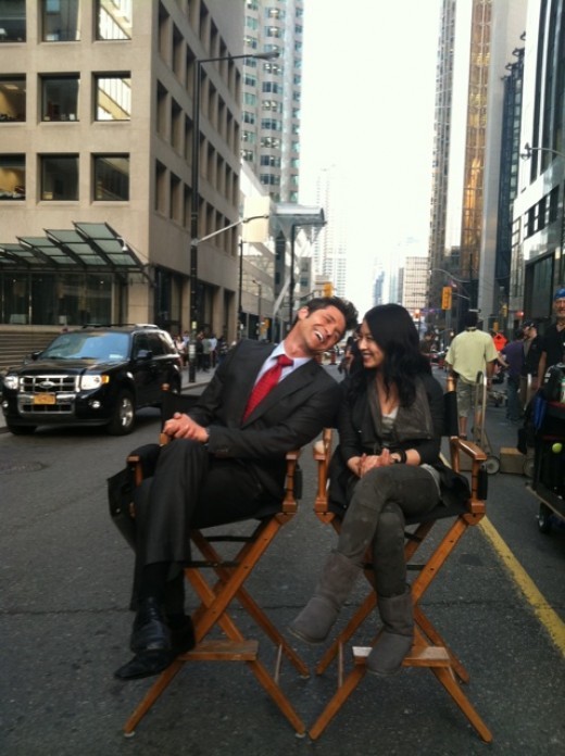 ▲ 가수 보아와 데릭허프의 다정한 모습. 보아 트위터.