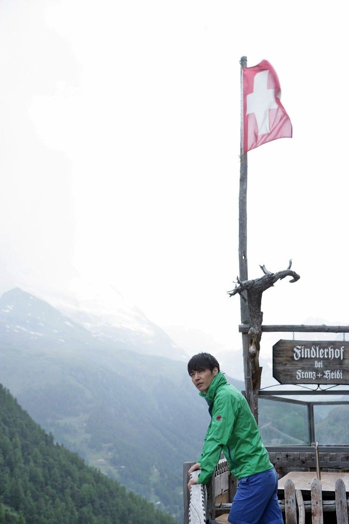 ▲ 배우 윤상현이 스위스의 매력에 빠졌다.ⓒ스위스관광청