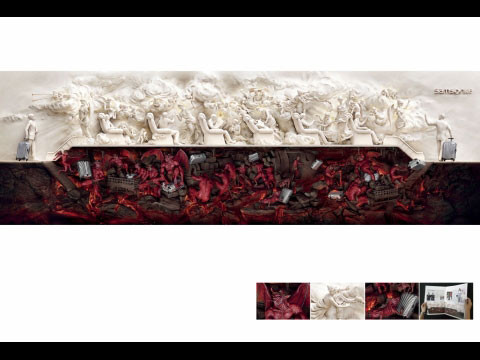 ▲ 프레스 부문 그랑프리. 중국 JWT 상하이의 삼소나이트 광고ⓒ