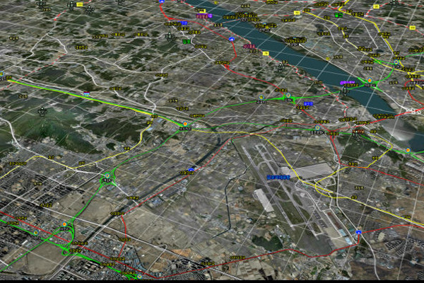 ▲ 육군지형정보단이 작업한 GPS와 연동된 지리정보의 모습. 국방지형정보단은 이를 보다 발전시킬 계획이다.