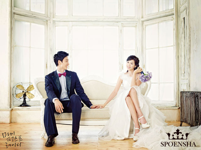 ▲ 박철우-신혜인 커플.ⓒ스포엔샤