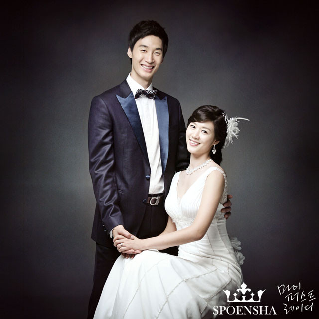 ▲ 박철우-신혜인 커플.ⓒ스포엔샤