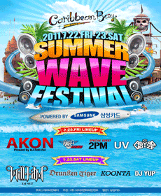 ▲ 썸머 웨이브 페스티벌 포스터.ⓒ삼성카드 제공