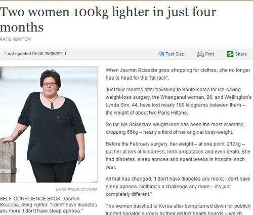 ▲ 뉴질랜드 언론에 소개된 자스민.ⓒStuff.co.nz 캡처