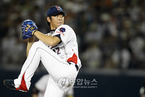 ▲ 사진 = '뱀 직구'로 알려진 임창룡의 역동적 모습.