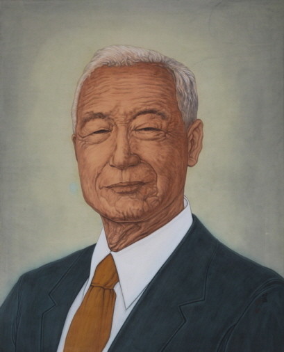 ▲ 인물화 이승만대통령(김종선 작가) ⓒ 6.25전쟁기념미술대전조직위원회 제공 ⓒ