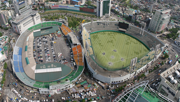 ▲ 동대문운동장 전경