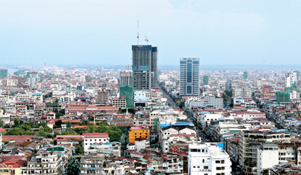 ▲ 한일건설이 맡아 공사했던 캄보디아 프놈펜의 '골드타워42'의 최근 모습.