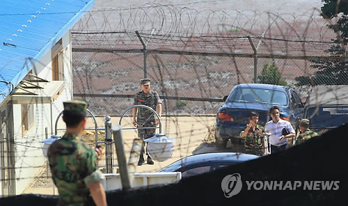 ▲ 지난 4일 총기난사 사고로 장병 4명이 사망하고 2명이 부상한 해병대 2사단의 강화도 선두리 해안 소초 ⓒ연합뉴스