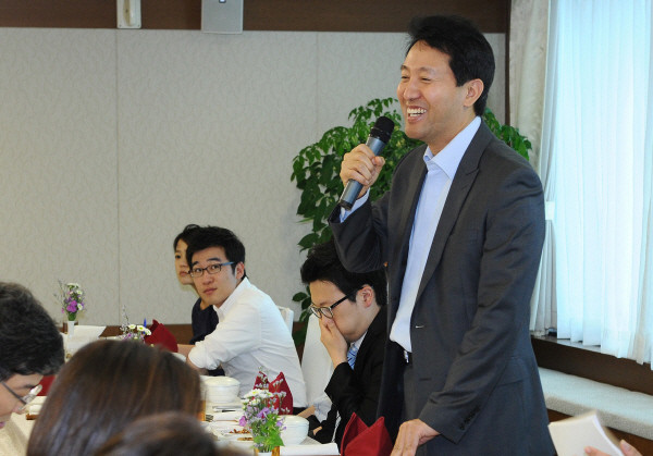 ▲ 오세훈 서울시장이 13일 취임1주년을 맞아 가진 기자간담회에서 인사말을 하고 있다. ⓒ 뉴데일리