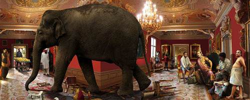 ▲ 공 아트 스페이스 제공  코끼리 있는 사진 카마스ⓒ