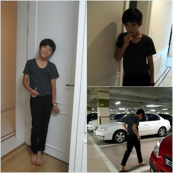 ▲ 슛돌이 지승준 군의 최근 모습.ⓒ윤효정씨 미니홈피