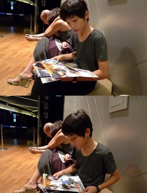 ▲ 슛돌이 지승준 군의 최근 모습.ⓒ윤효정씨 미니홈피