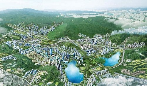 ▲ 광교신도시 조감도