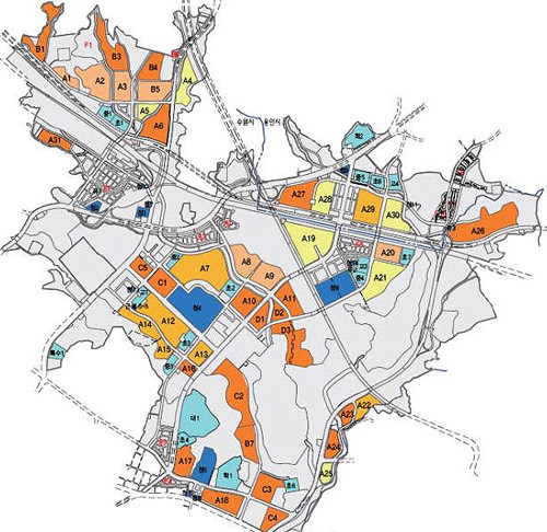 ▲ 광교신도시 조감도