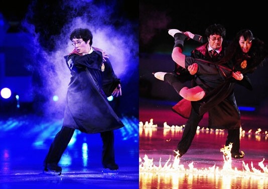 ▲ 오는 31일 방송되는 SBS '키스앤크라이'에서 '달인' 김병만이 해리포터로 변신, 불쇼를 선보인다.ⓒSBS