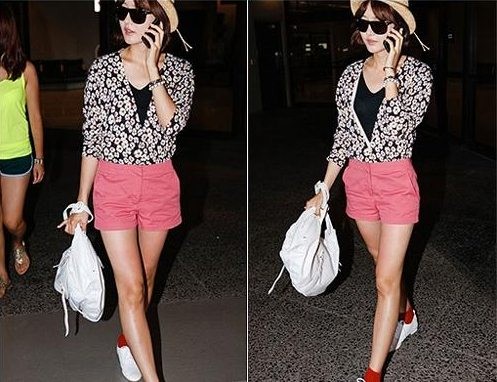 ▲ 성유리 공항패션ⓒ사진=온라인 커뮤니티