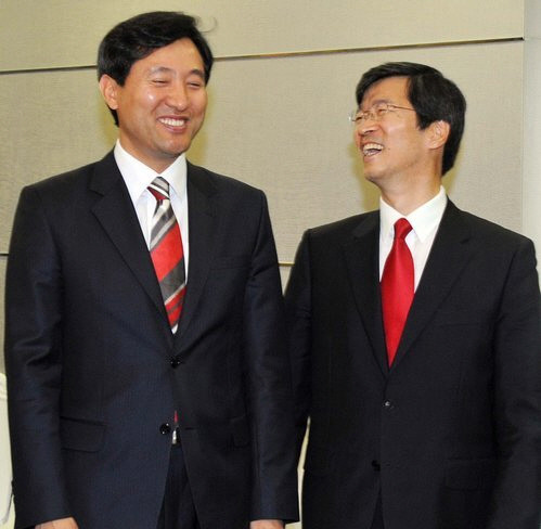 ▲ 오세훈 서울시장과 곽노현 서울시교육감 ⓒ 자료사진