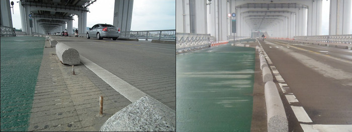 ▲ 오마이뉴스가 보도한 침수피해 사진(왼쪽)과 복구된 사진. 서울시는 유래 없는 폭우에 다소 피해를 입었지만, 곧 복구했으며 추가 피해도 없었다고 밝혔다.ⓒ뉴데일리