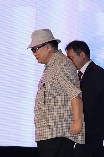 ▲ 행사에 참여하여 시민들 사이에 앉아있는 오길남 박사.ⓒ