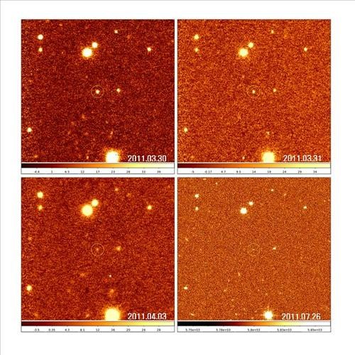 ▲ 별이 거대질량 블랙홀에 빨려들어가는 모습(NASA 동영상 스틸 컷)ⓒ