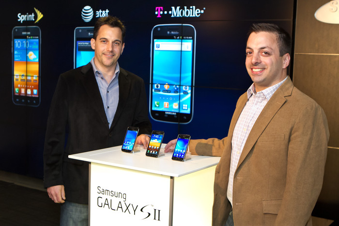 ▲ 삼성전자는 30일(현지시간) 미국 뉴욕 타임워너 센터에서 '갤럭시S2' 런칭 이벤트를 열었다. ⓒ삼성전자