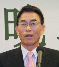 ▲ 사진 = 정일화 교수가 ‘카이로 선언과 대한민국 독립’을 주제로 발표하고 있다. ⓒ뉴데일리.