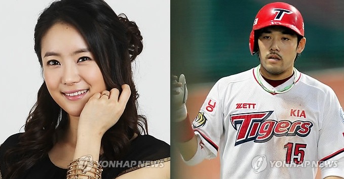 ▲ 유하나-이용규 ⓒ 연합뉴스