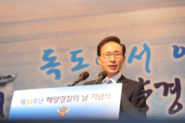 ▲ 축사를 하고 있는 이명박 대통령.