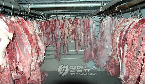 ▲ 도축된 쇠고기 자료사진. 위 사진은 기사와 무관함 ⓒ연합뉴스