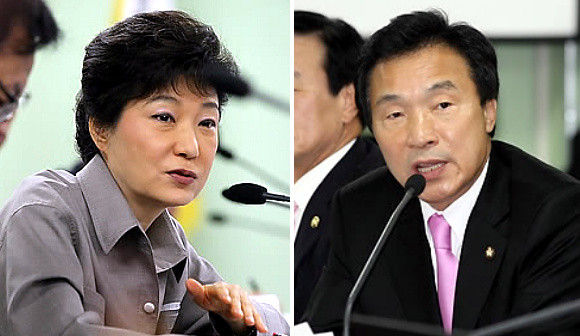 ▲ 박근혜 한나라당 전 대표와 손학규 민주당 대표는 20일 국회 기획재정위원회 세제분야 국정감사 질의에서 