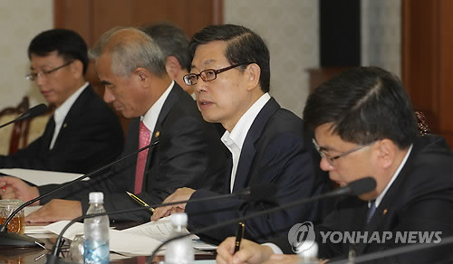 ▲ 김황식 국무총리가 23일 오전 정부중앙청사에서 열린 국가정책조정회의를 주재하며 모두발언하고 있다.ⓒ연합뉴스