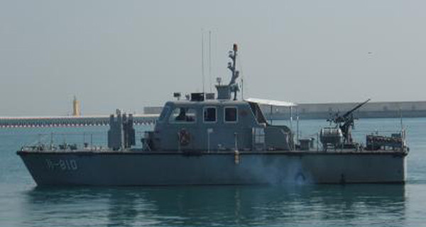 ▲ 동티모르에 인도한 해안경비정. FRP선체로 만들어져 있다.