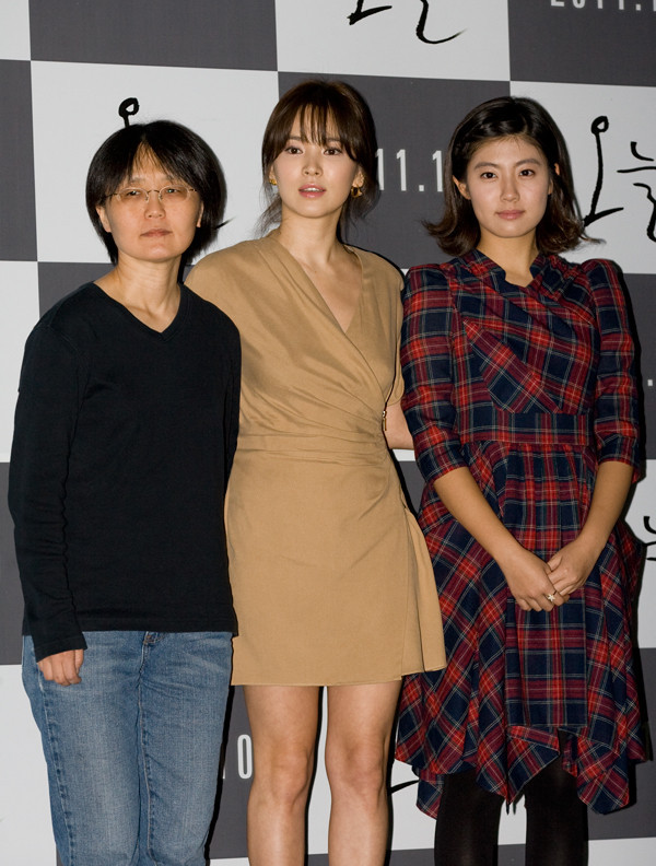 ▲ 영화'오늘' 기자간담회에 참석한 이정향감독, 송혜교, 남지현ⓒ 고경수기자