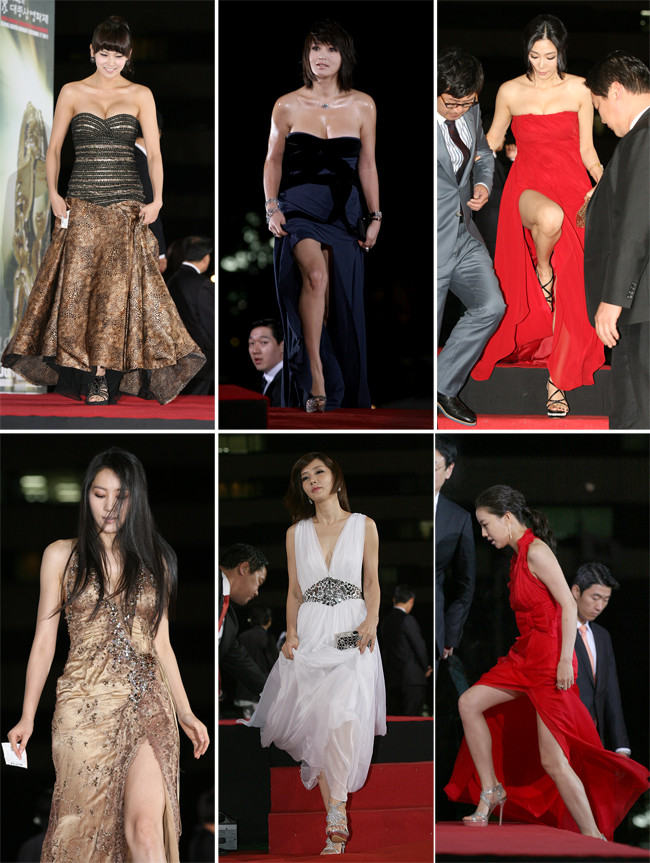 ▲ 좌측부터 시계방항으로 김지우, 김혜수, 박효주, 문채원, 김혜진, 윤지민 ⓒ고경수 기자