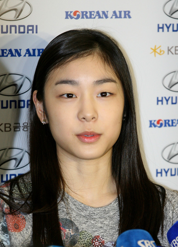 ▲ 입국 기자회견을 갖는 김연아   [사진 = 고경수 기자]