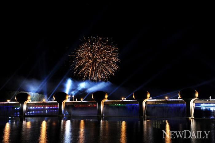 ▲ 이포보 개방식 불꽃축제  ⓒ 양호상 기자